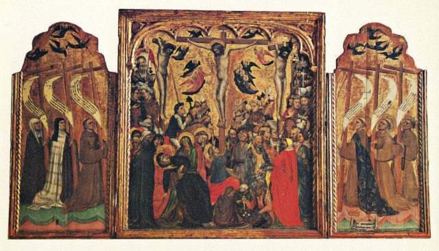 Anonimo — Zanino di Pietro - sec. XV - trittico di Rieti — insieme